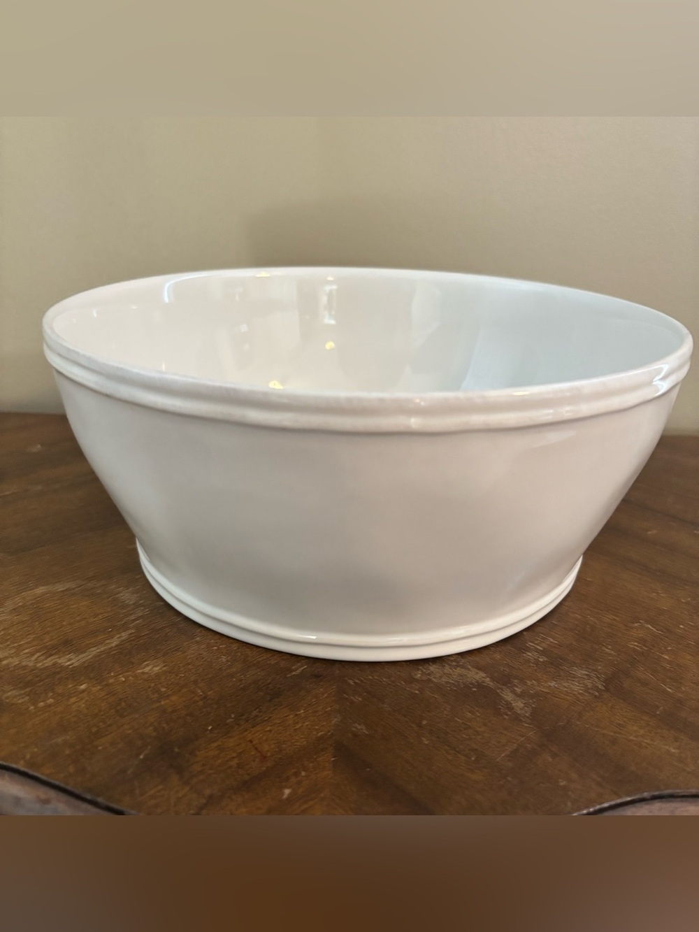 COSTA NOVA Casafina 9.4” White Round Serving Bowl FT331-WHI Portugal